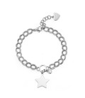 Bracciale catena groumette doppia con ciondolo stella S'agapõ SYL23