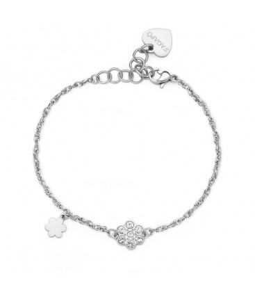 Bracciale donna doppio filo charm fiore S'agapõ SAR46