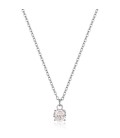 Collana punto luce acciaio zircone  S'agapõ SDZ03