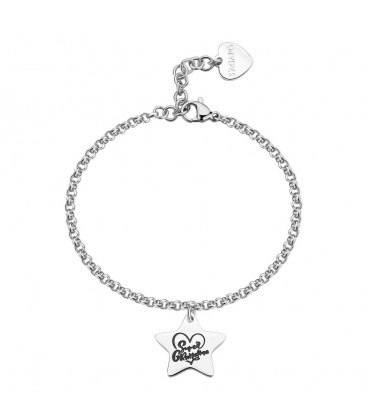 Bracciale in acciaio 316L con pendente a forma di stella SBY032