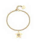 Bracciale in acciaio 316L con pendente a forma di stella SBY033