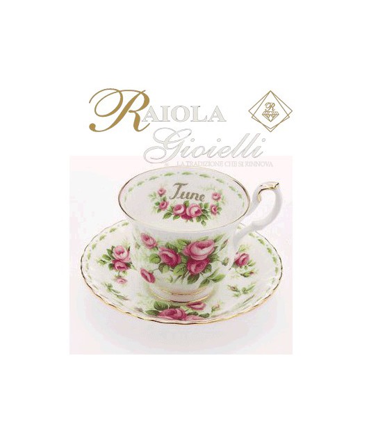 Tazza del Mese Royal Albert Gennaio Caffè M1C - RaiolaGioielliBoscoreale